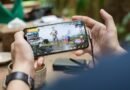 person playing PUBG mobile